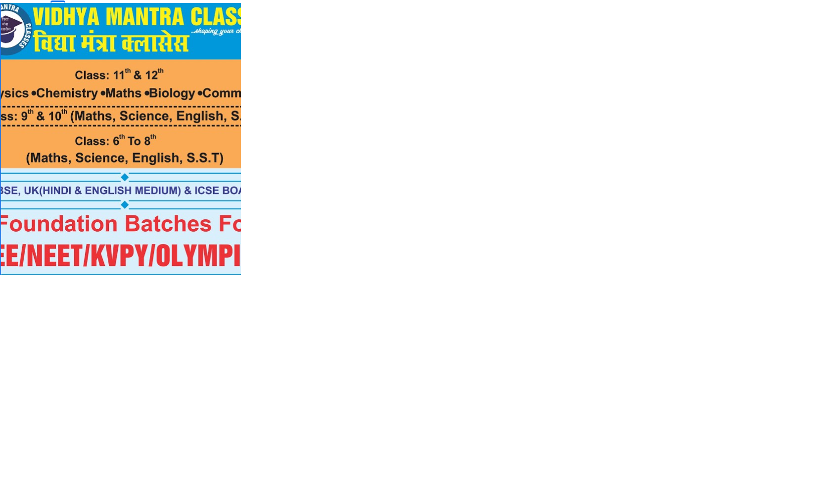 Vidya Mantra Classes