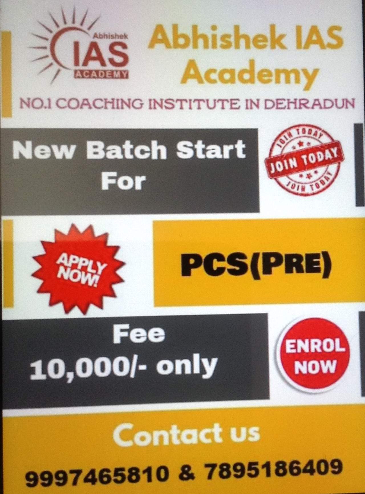 Abhishek IAS Academy Dehradun Uttarakhand