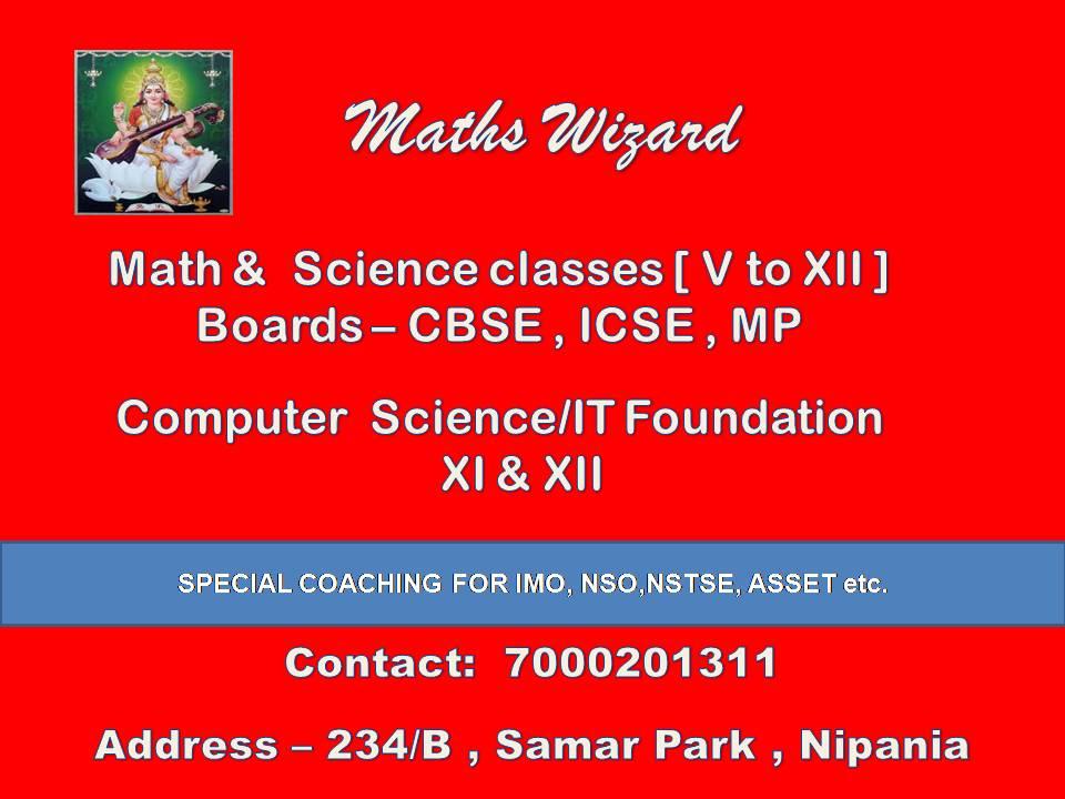 Maths Wizard - Indore