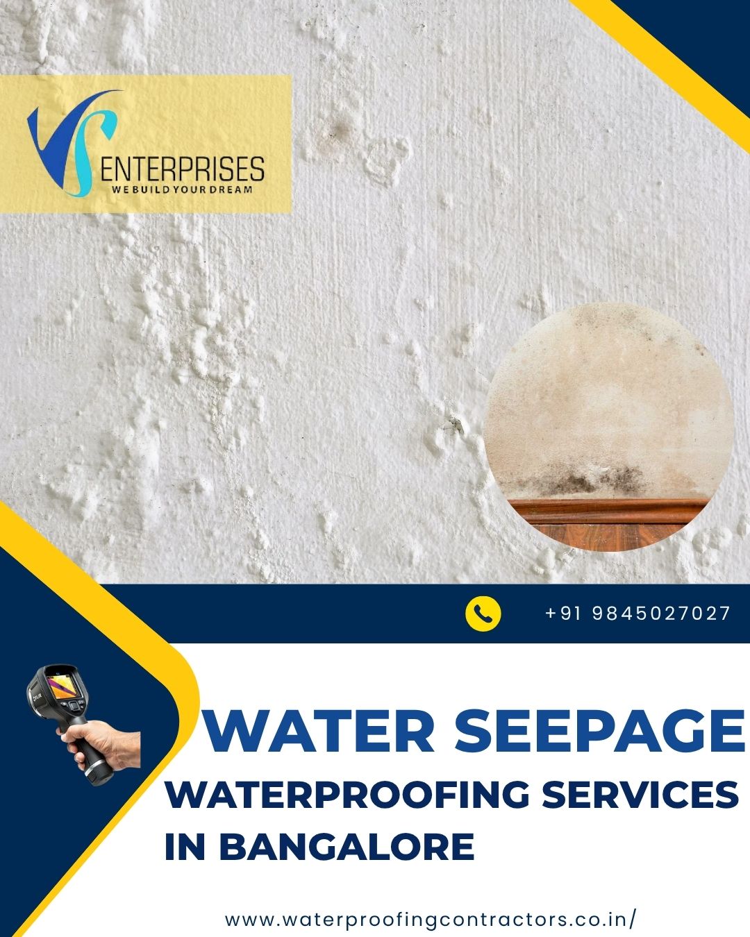 Water Seepage Waterproofing Services in Bangalore