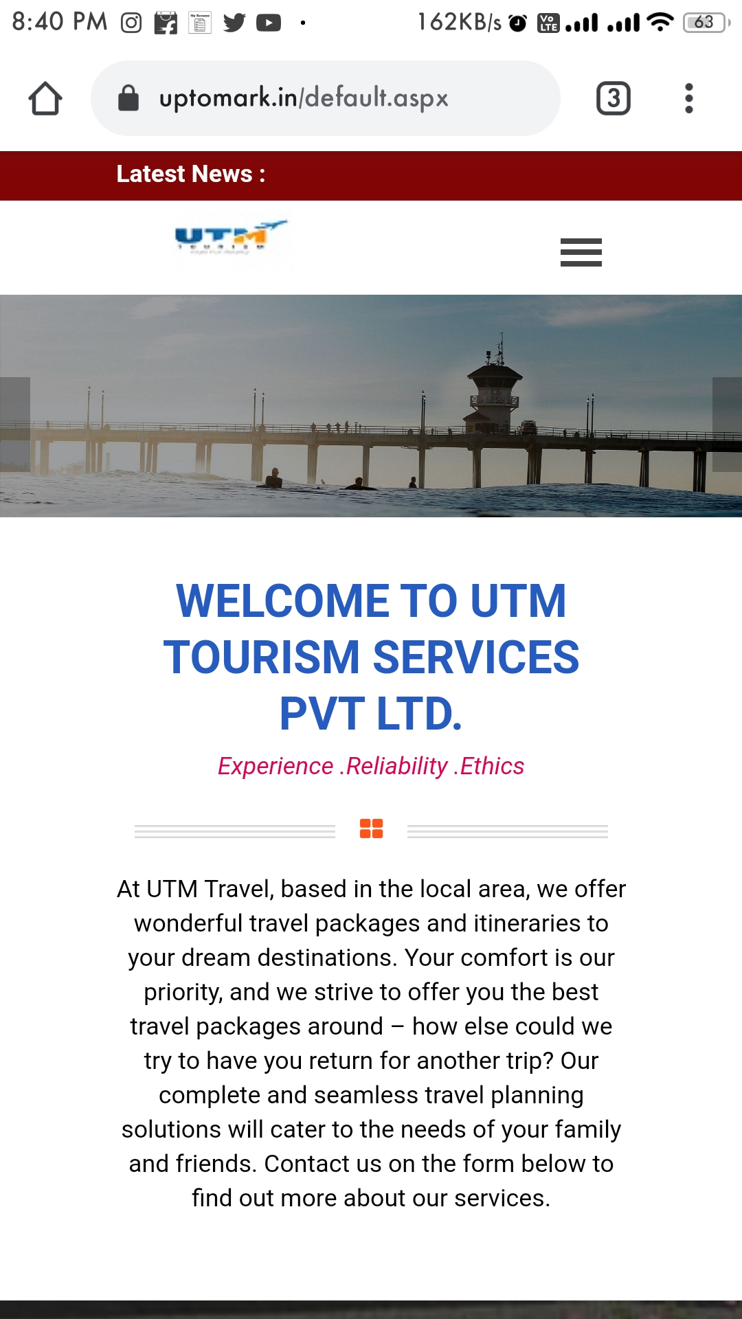 UTM Tourism & Traveling