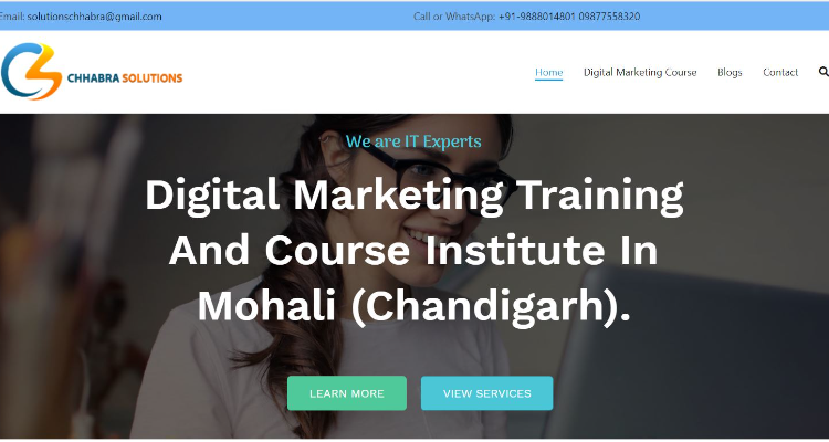ssChhabra Solutions -Digital Marketing Training Institute, Chandigarh
