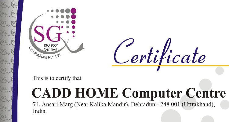 ssCADD HOME - CAD Coaching Center (Dehradun)