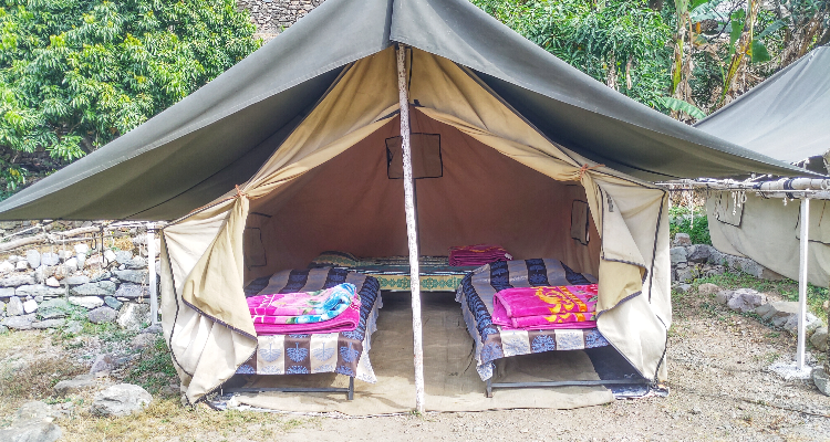 Real adventure guru - Ganga bank camp