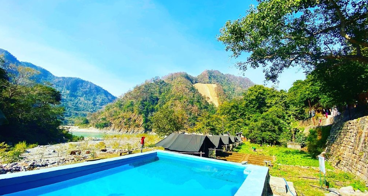 Real adventure guru - Ganga bank camp