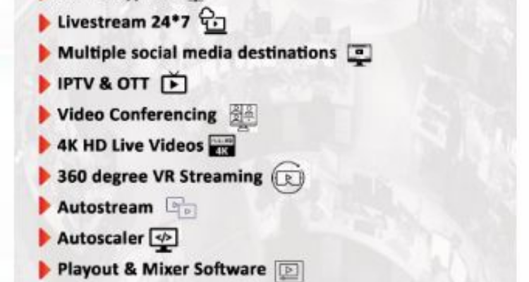 HD & 4k Conference live streaming with Livebox