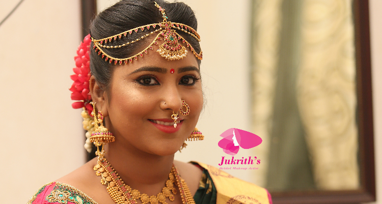 Jukrith Best Professional Bridal Makeup Artist in Chennai