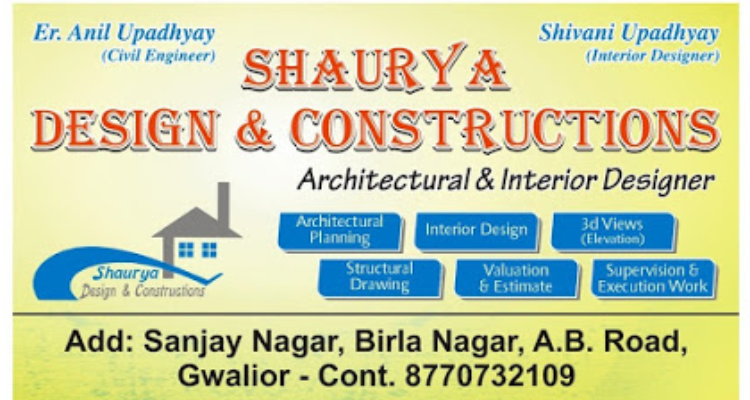 ssShaurya Design & Constructions - Madhya Pradesh