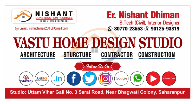 VASTU HOME DESIGN STUDIO, SAHARANPUR