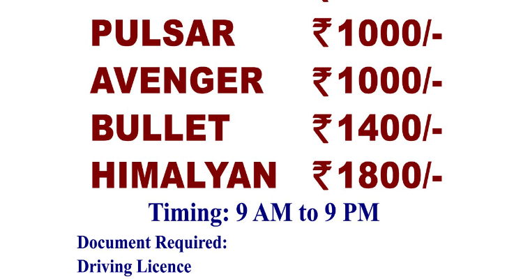 Motorcycle Rental Rishikesh