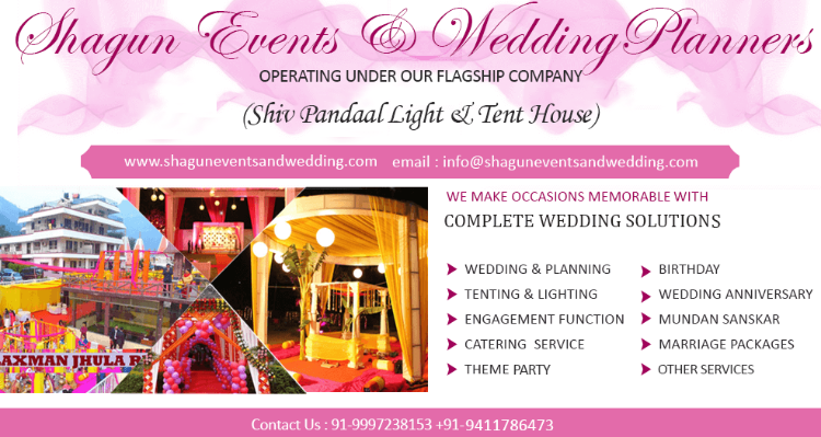 Shagun Events And Wedding Planners - Rishikesh