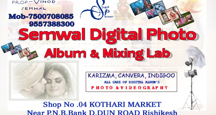 ssSemwal Digital Photo & Mixing Lab - Rishikesh