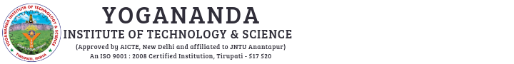 YOGANANDA INSTITUTE OF TECHNOLOGY & SCIENCE