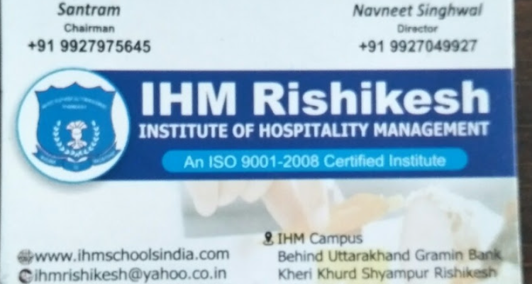 ssInstitute of Hospitality Management, Rishikesh