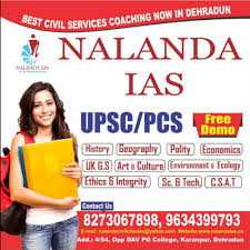 Nalanda IAS | Coaching Institute in Dehradun