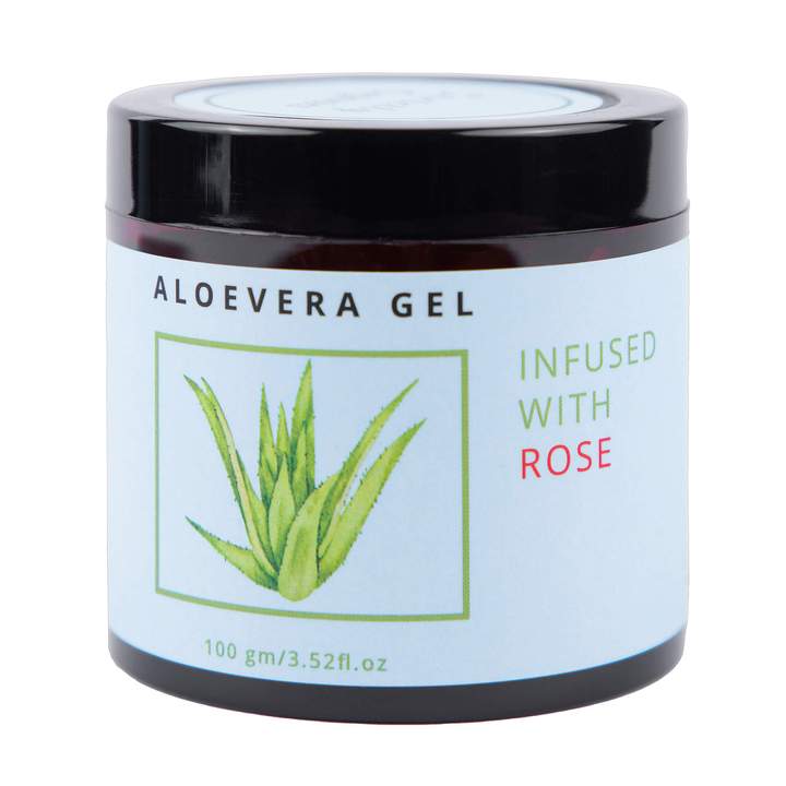 Aloe Vera Gel Infused with Rose | HYALURONIC ACID
