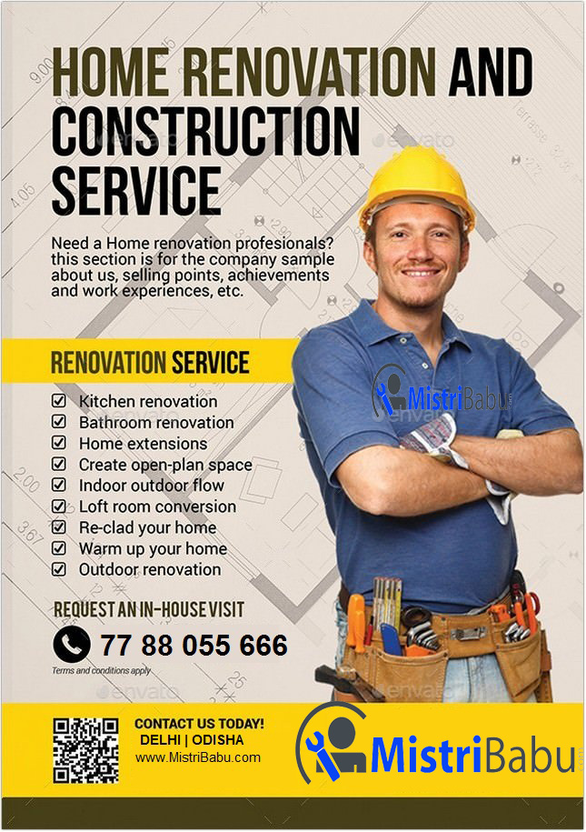 Plumber, Electrician, Painter, Carpenter, Masonry,Tiling Renovation services in Bangalore