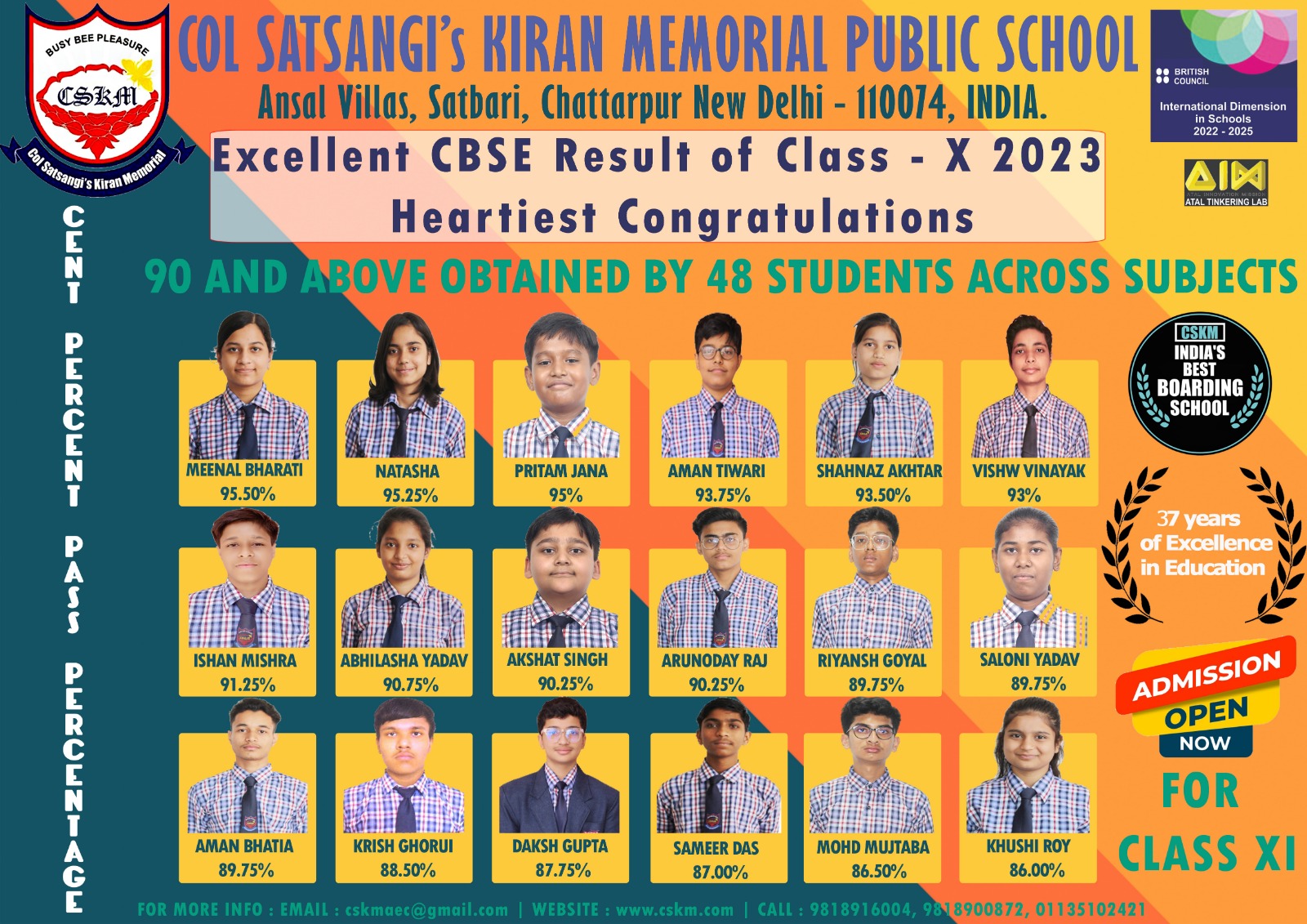 Colonel Satsangi's Kiran Memorial Public School