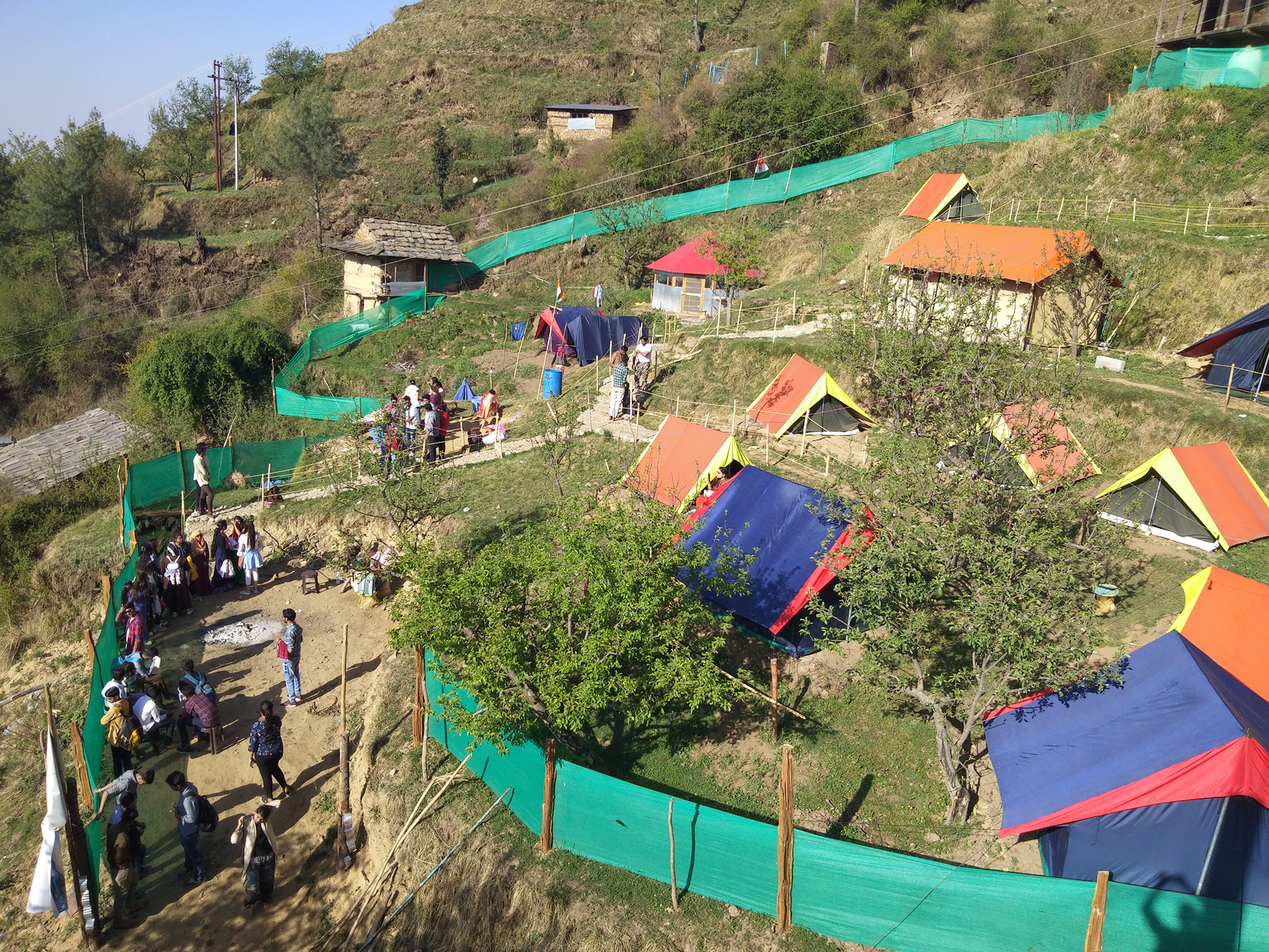 camp himalayan view | best camp in shimla