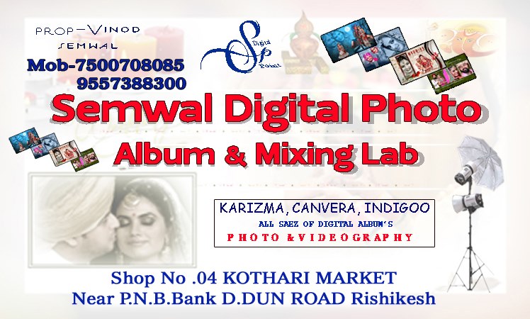 Semwal Digital Photo & Mixing Lab - Rishikesh