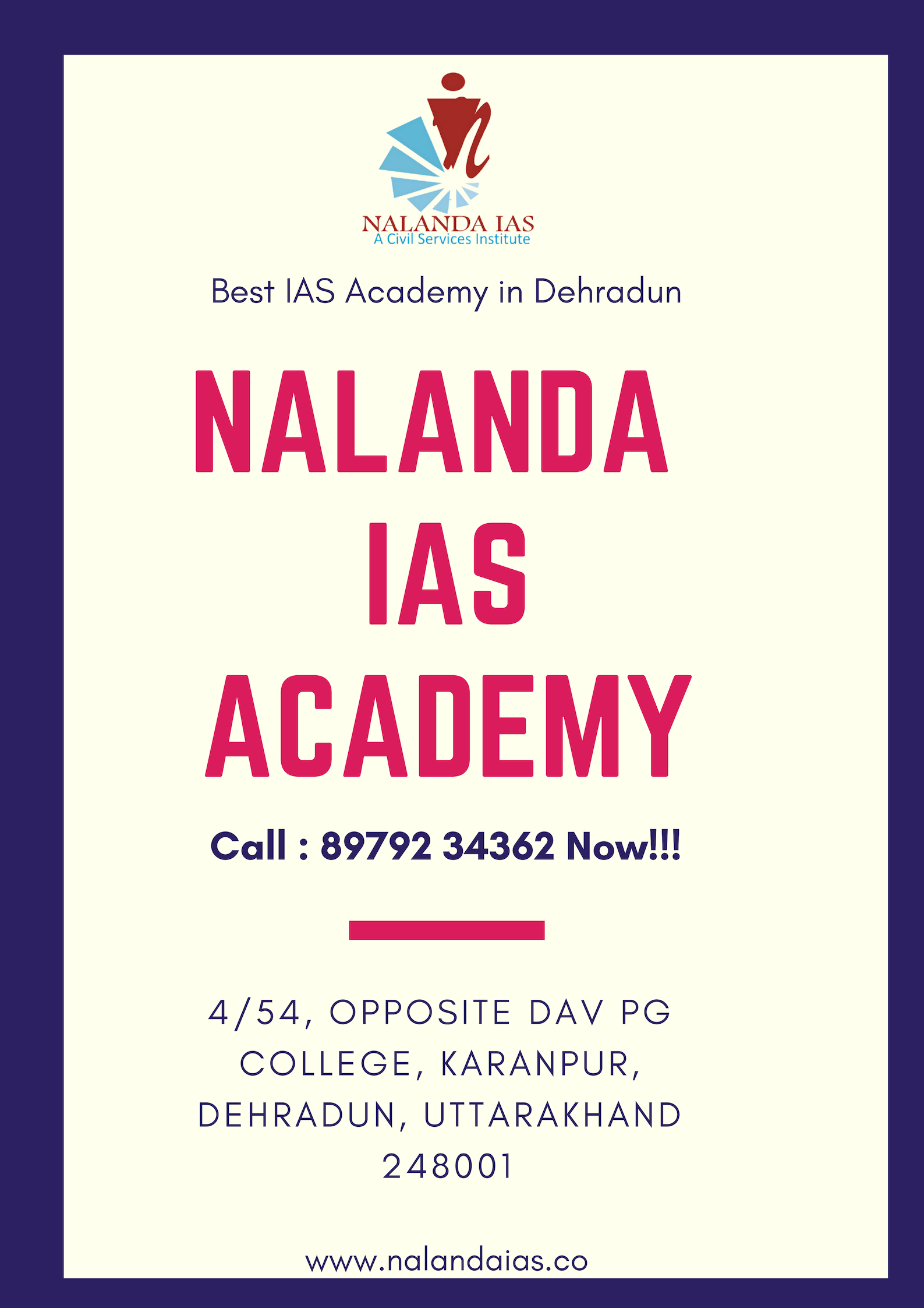 ssNalanda IAS | Coaching Institute in Dehradun