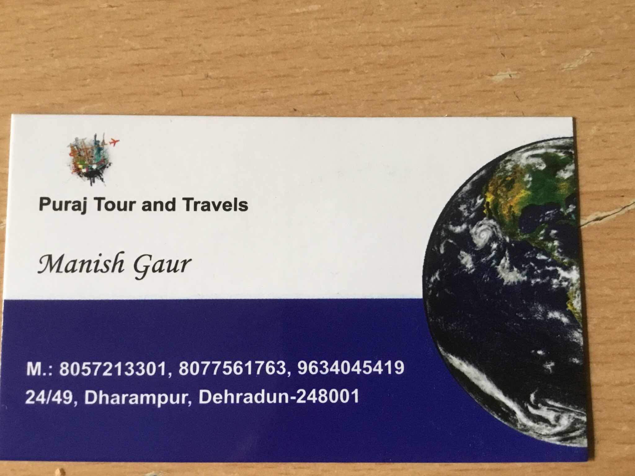 ssPuraj Tour and Travels in Dehradun