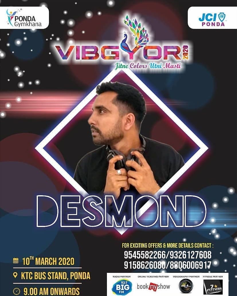 DJ Desmond Lourenco Goa
