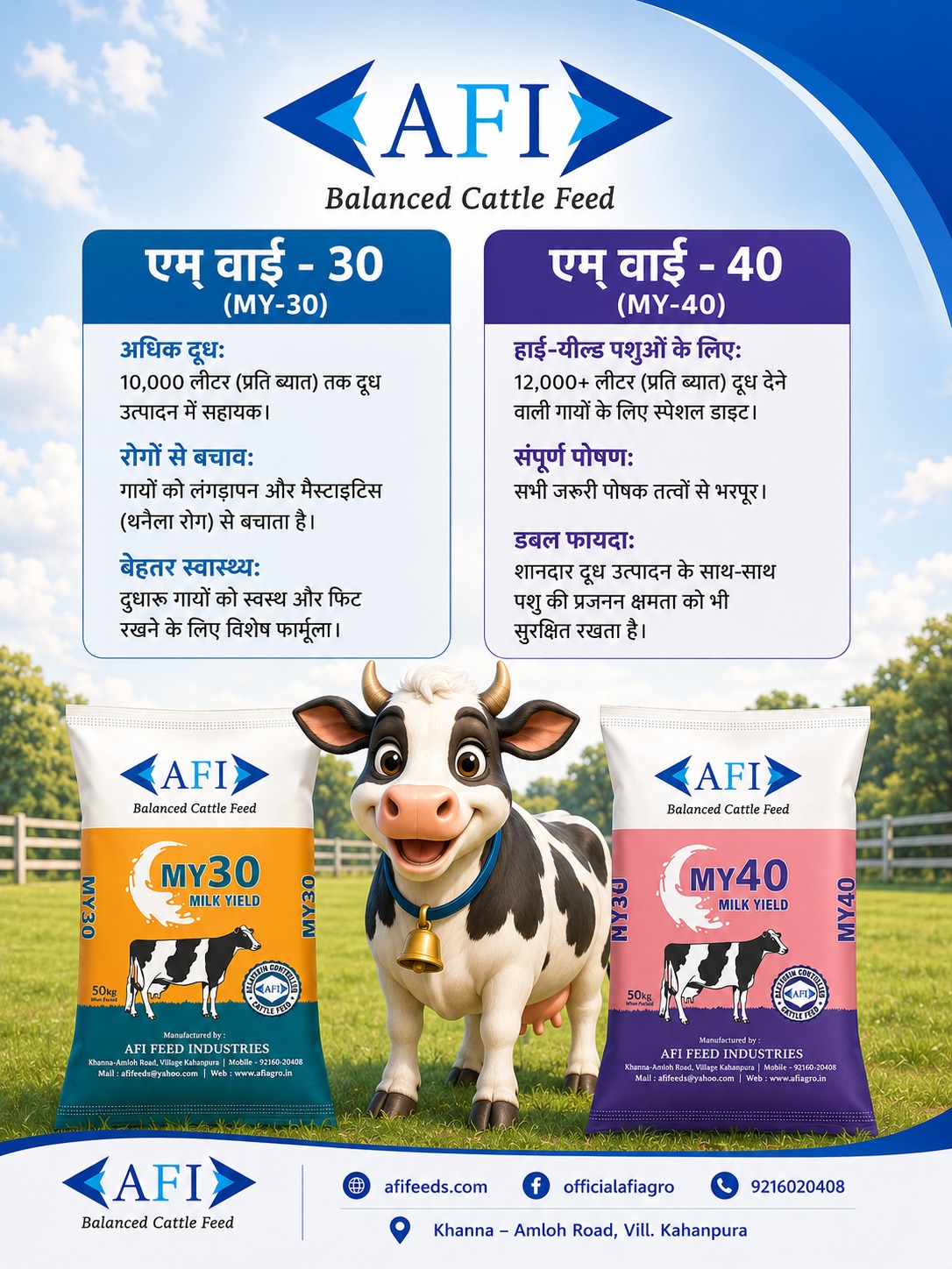 Best Feed Brand in Khanna. Trusted as the No. 1 Feed in India
