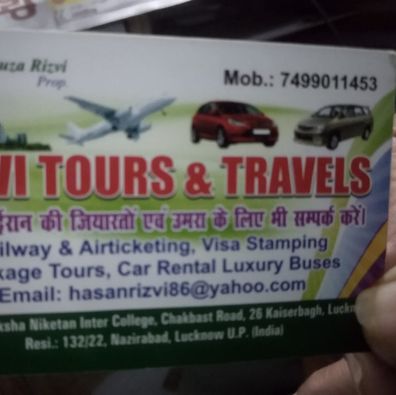 Rizvi Taxi Service  Lucknow, Uttar Pradesh