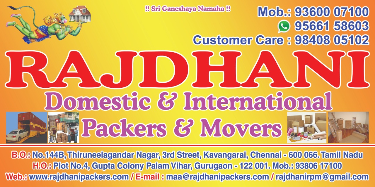 Rajdhani domestics international packers and movers