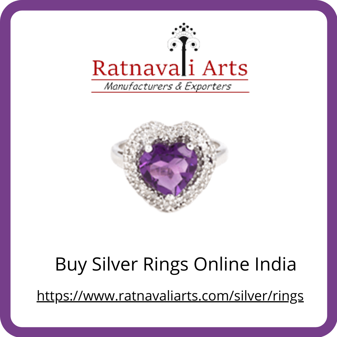 Buy Silver Rings Online India | Online Jewelry Shopping Store India