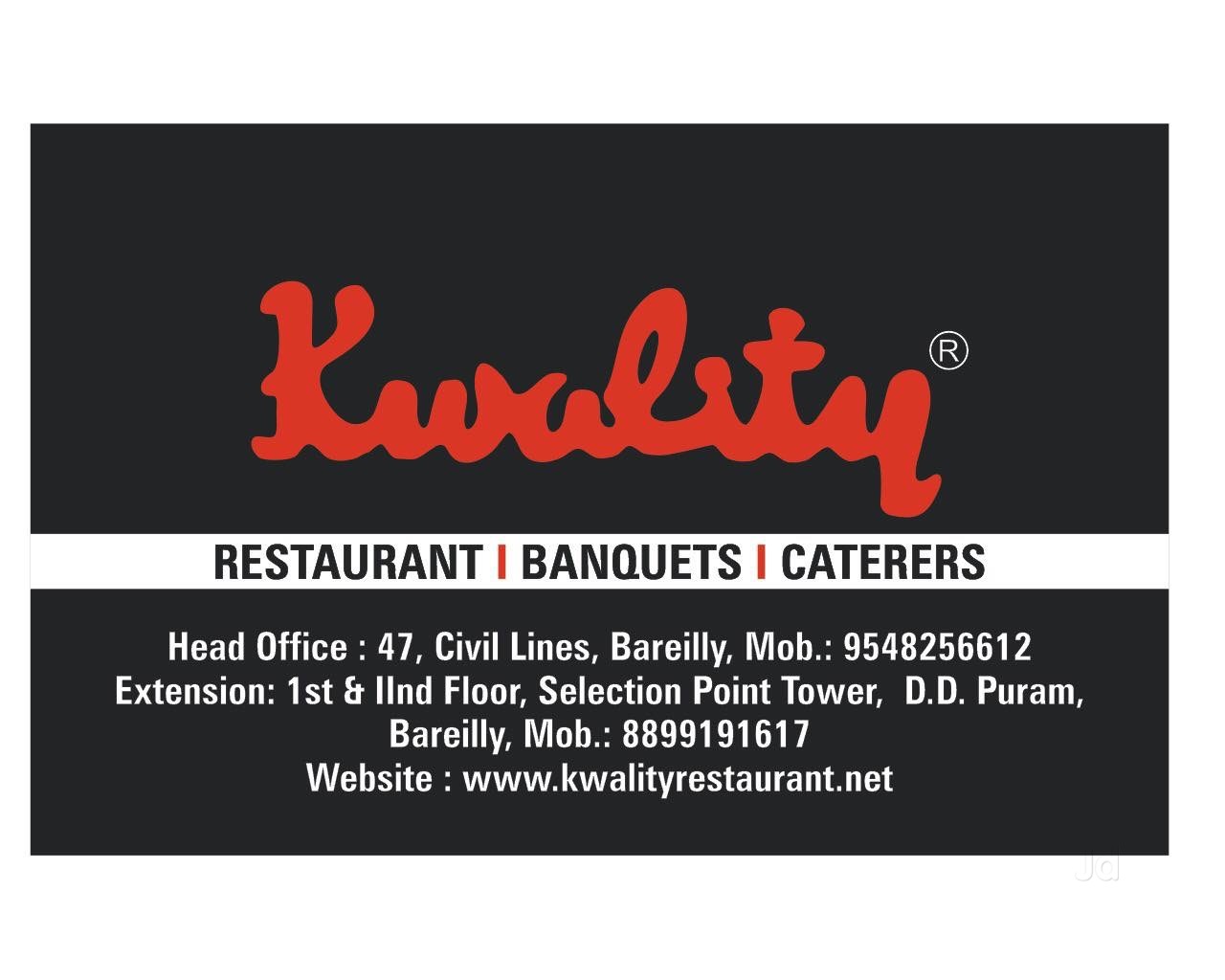 Kwality Restaurant - Bareilly