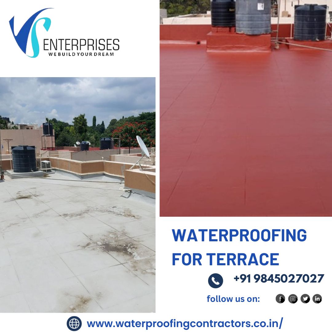 Concrete terrace waterproofing Contractors in Bangalore