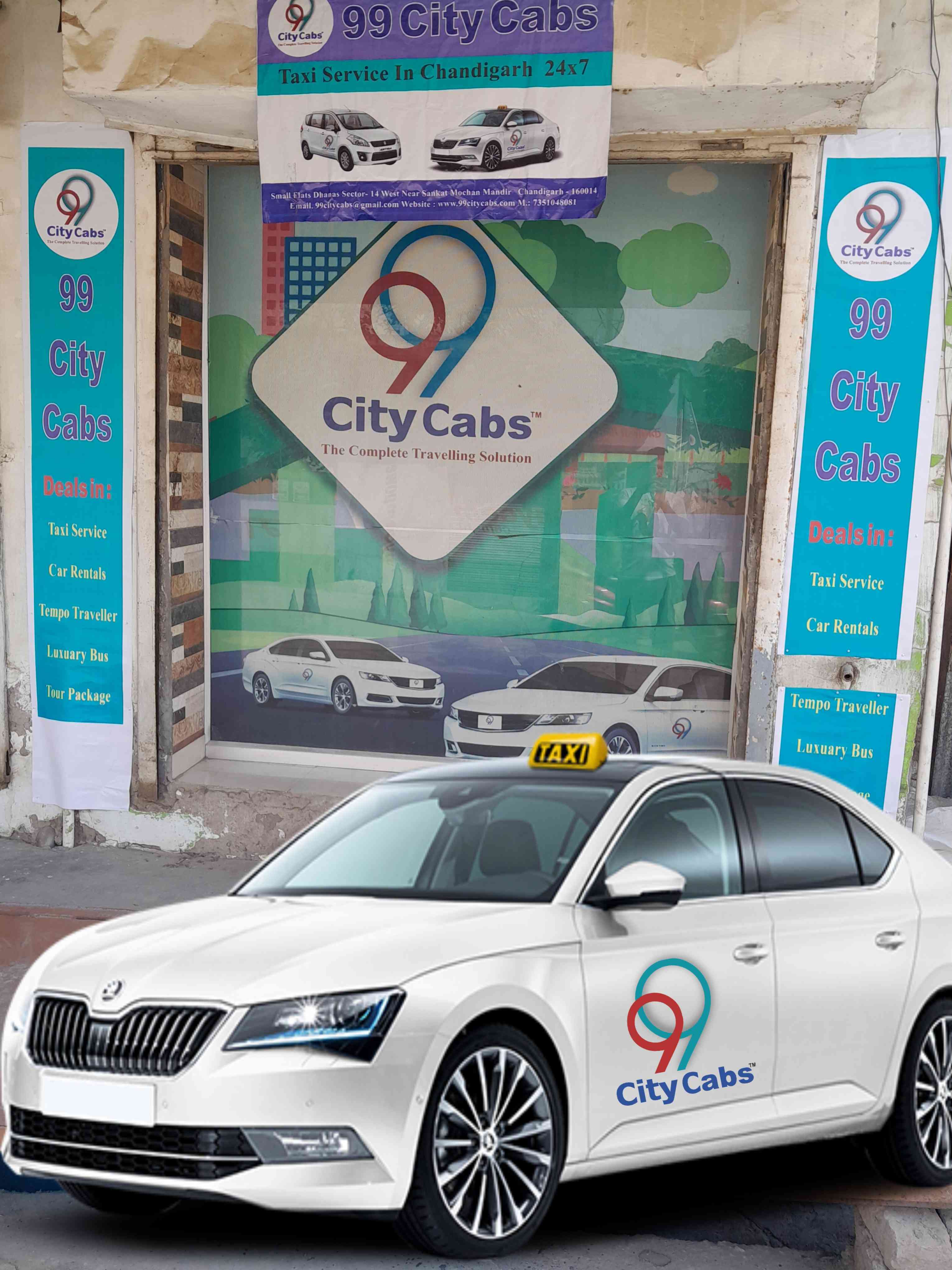 ss99 City Cabs Taxi Service in Chandigarh